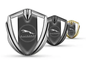 Jaguar Silicone Emblema Badge Durevole Tocco Premium